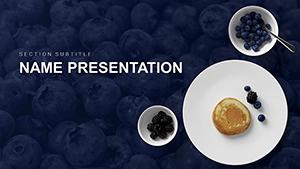 Wildberry Pancakes PowerPoint templates