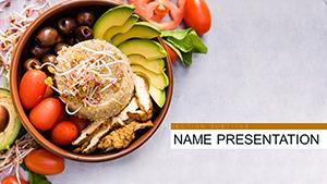 Dietary Dishes PowerPoint template