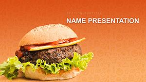 Big N Tasty - Recipes Fast Food PowerPoint presentation template