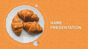 Croissant French Toast Bake PowerPoint template