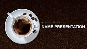 Coffee Recipes PowerPoint Template Presentation