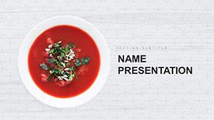 Soup Recipes PowerPoint template