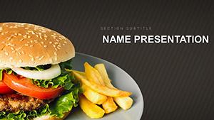 Fast Food Chain Restaurants PowerPoint Template for Presentation | Download PPTX and Google Slides