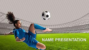 Womens Soccer PowerPoint templates