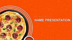 Pizza Recipes Images PowerPoint Template, Download PPT