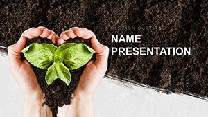 Gardening for Beginners PowerPoint template