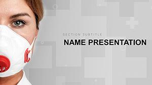 Respiratory Mask PowerPoint template