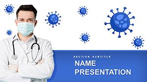 Medicine: Symptoms of Coronavirus PowerPoint template