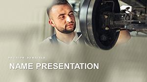 Auto Diagnostic and Repair PowerPoint Template