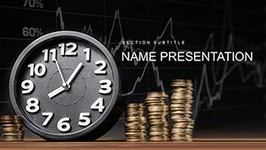 Earn Money: Best Time to Trade PowerPoint template