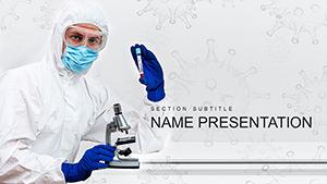 Medical Laboratory Blood Tests PowerPoint Template