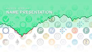 Cryptocurrency Prices Live PowerPoint template