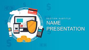 Secure Payments PowerPoint template