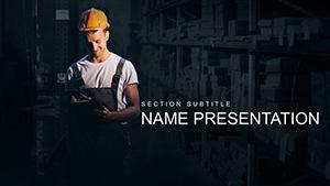 Warehouse Loader PowerPoint templates