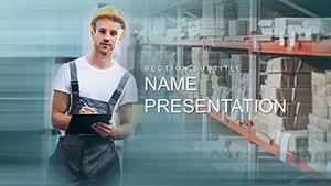 Order Delivery PowerPoint template