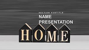 Home PowerPoint template presentation