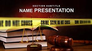 Crime Rules PowerPoint template presentation
