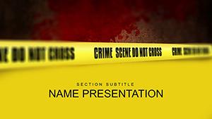 Crime Scene PowerPoint template