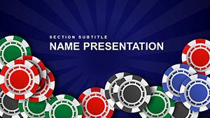 Casino Slots for Money PowerPoint templates