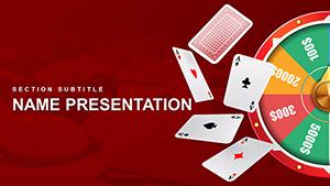 Card Rummy Game PowerPoint template