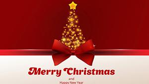 Greeting: Merry Christmas template for PowerPoint