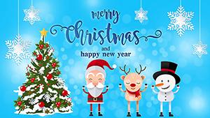PowerPoint Template: Merry Christmas and Happy New Year!