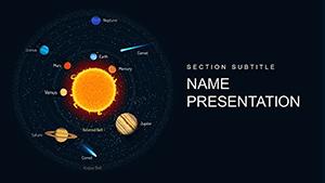 Solar system - Space PowerPoint Template