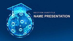 Study : World of Knowledge PowerPoint template