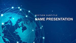 Business World of Ideas PowerPoint template