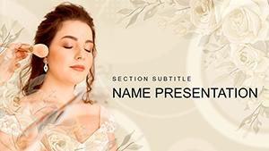 Makeup Wedding PowerPoint template - Presentation