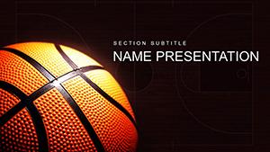 Basketball Template for PowerPoint presentation
