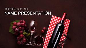 Wine Best Brand PowerPoint template for presentation