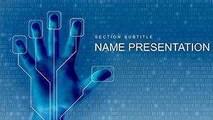 Biometric Scanner PowerPoint template