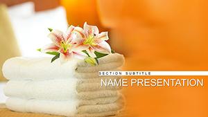 Service in Hotels PowerPoint template