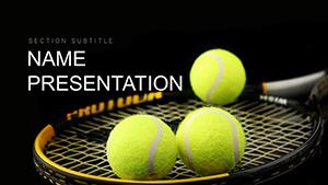 Sport Tennis PowerPoint Template | Download Infographic Presentation