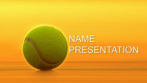 Tennis Ball PowerPoint template
