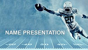 American football: rules, tactics PowerPoint template