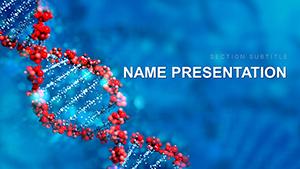 Dna gene chain PowerPoint presentation template