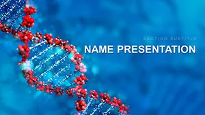 Dna gene chain PowerPoint presentation template