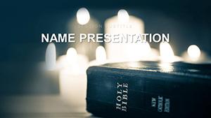 Religious Holy Bible PowerPoint Template: Presentation