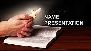 Prayer Ministry PowerPoint Template - Professional Presentation