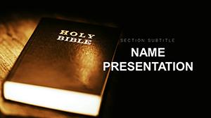 Holy Bible Scriptures PowerPoint Template Presentation