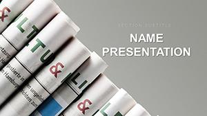 Media Publications PowerPoint template