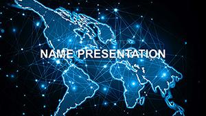World of Communication PowerPoint template