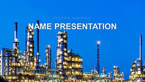Petroleum industry PowerPoint template