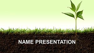 Growth and development PowerPoint presentation template