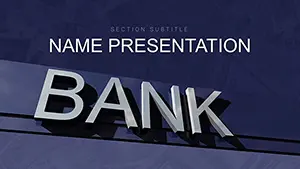 Banking, Credit Cards, Loans PowerPoint Template