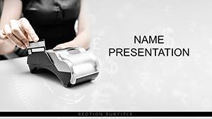 Credit Card Terminal PowerPoint template