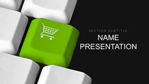 E-Commerce Shopping System PowerPoint template