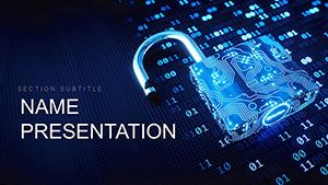 Cyber Security Cybercrime PowerPoint template